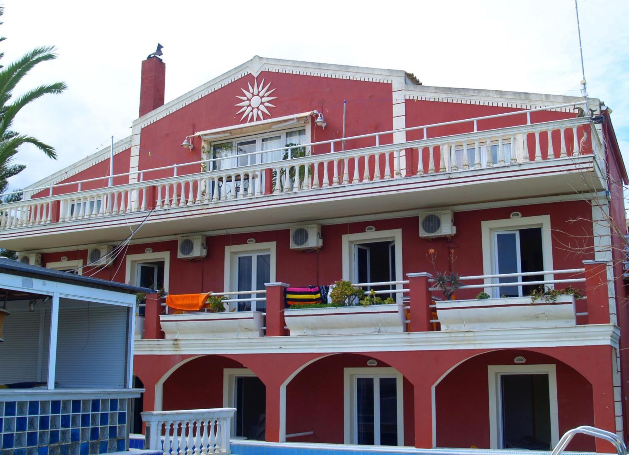 Crystal Apartment Kavos Bagian luar foto